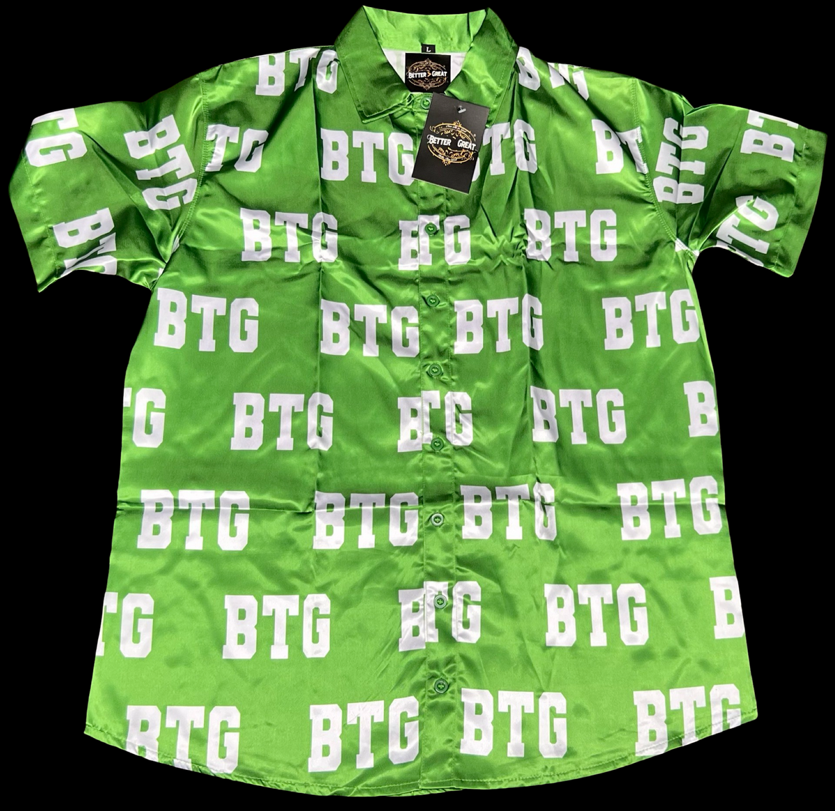 BTG Silky Top – Half Sleeves Silky Shirt