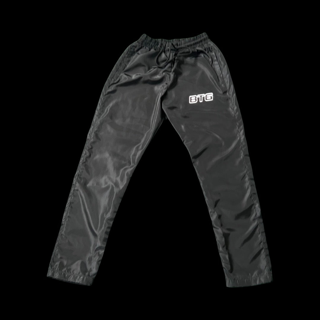 Black Windbreaker Pants
