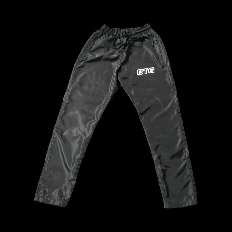 Black Windbreaker Pants