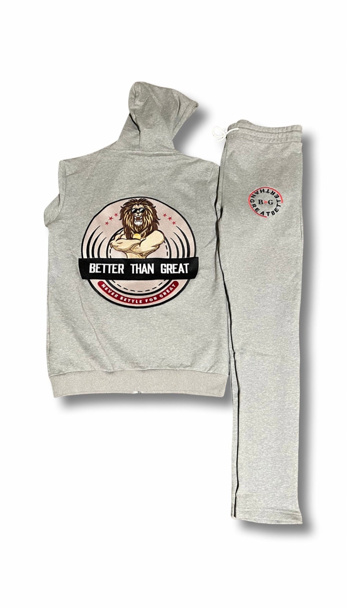 Grey Heart of A Lion Sweatsuit