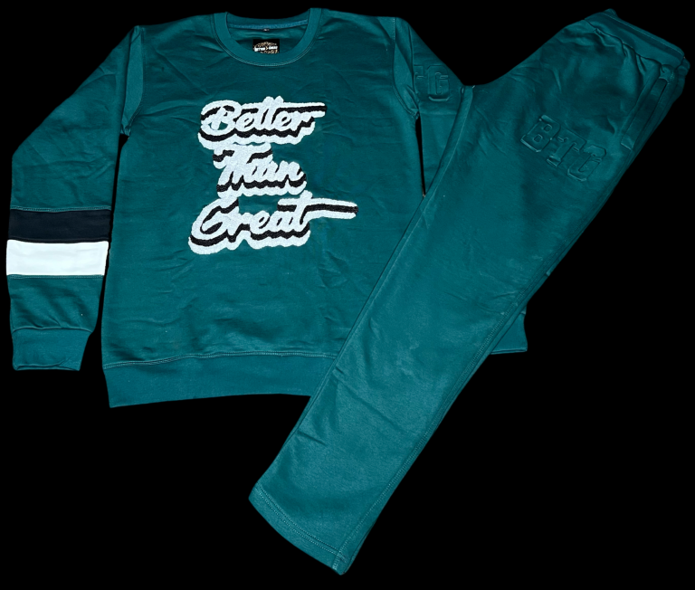 BTG Forest Green Crewneck Set – Sweatsuit