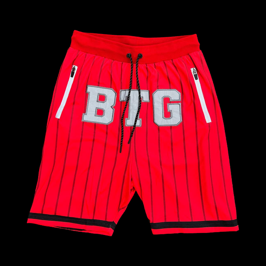 Red Mesh Shorts for Men and Women