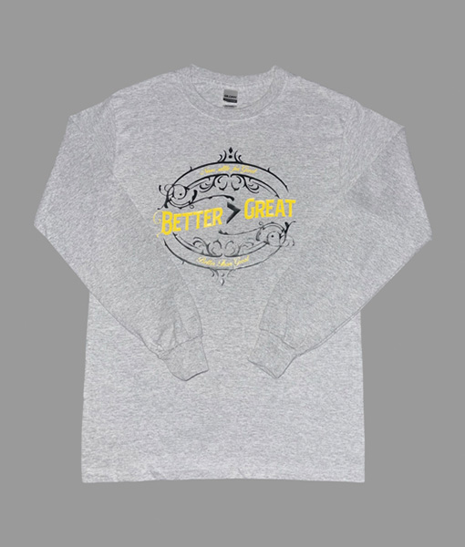 Gray Long Sleeve T-Shirt