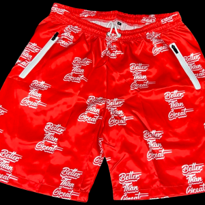 BTG Red Silky Shorts