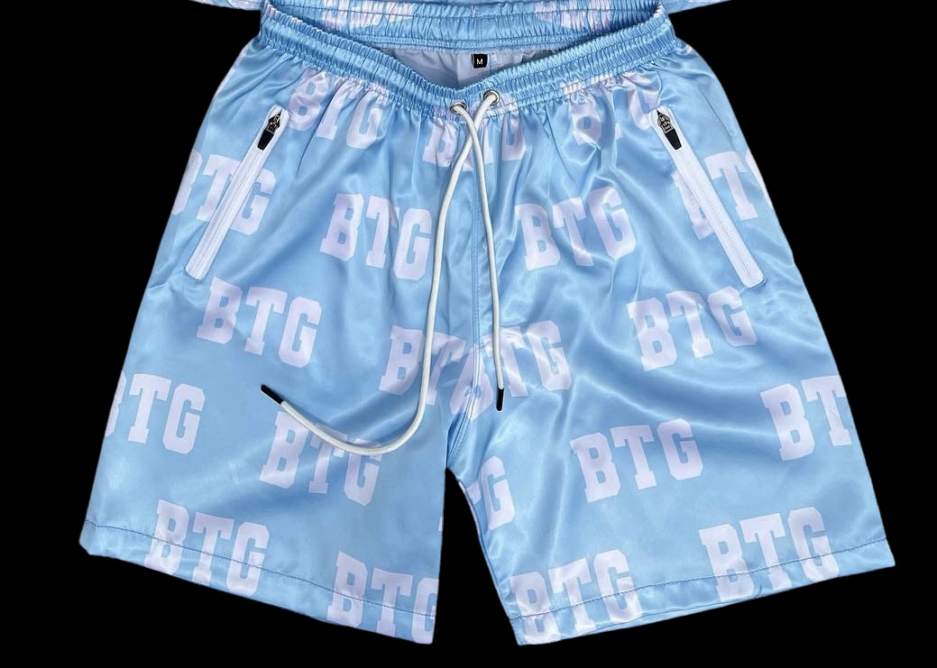 BTG Baby Blue Silky Shorts