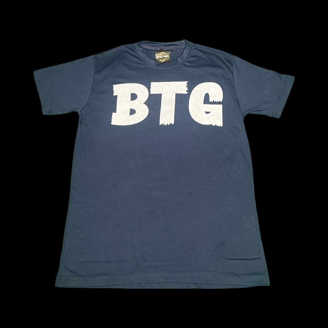 Navy BTG reflective T-shirt