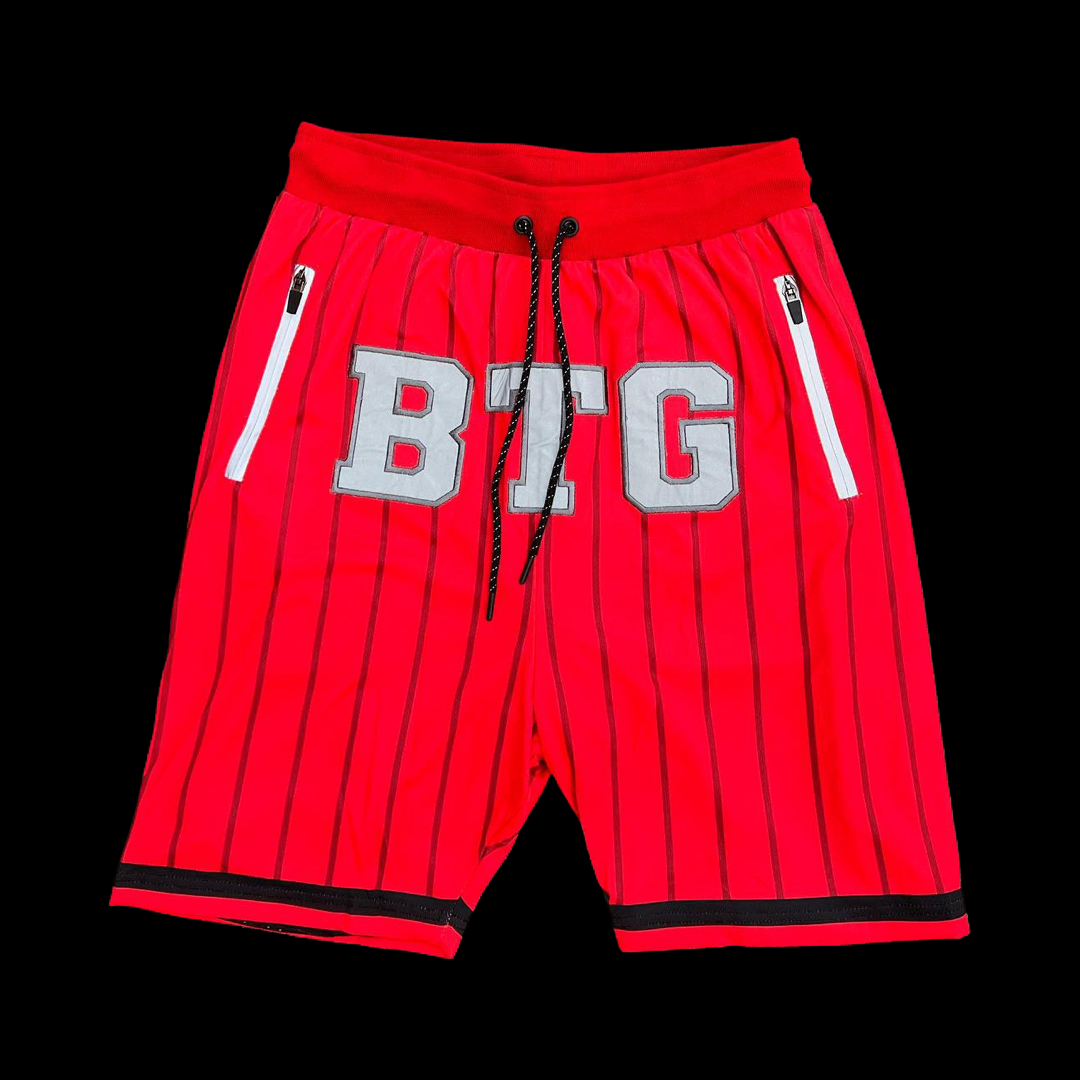 Red Mesh Shorts for Men and Women
