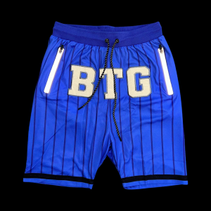 BTG Blue shorts for men and women