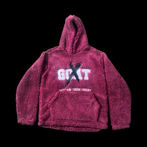 Maroon Teddy Hoodies more than goat